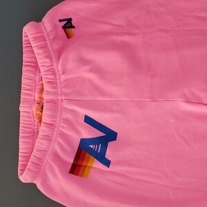 New Aviator Nation Hot Pink Sweat Pants
